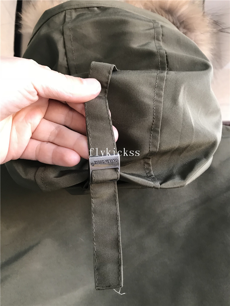 Nobis Canada Goose Dark Green Coat Girl